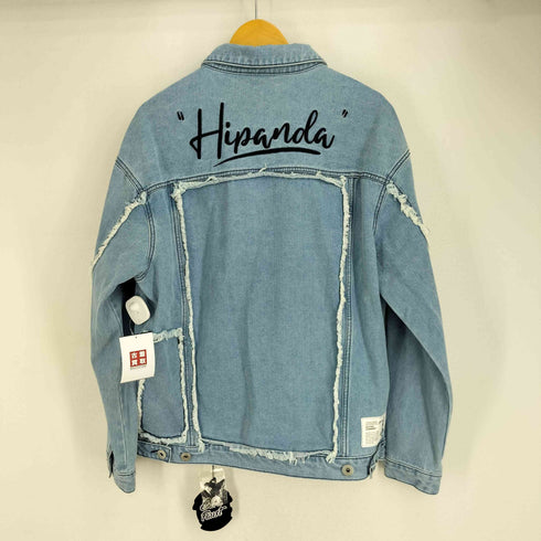 ハイパンダ HIPANDA バックロゴ刺繍 デニムジャケット メンズ import:L