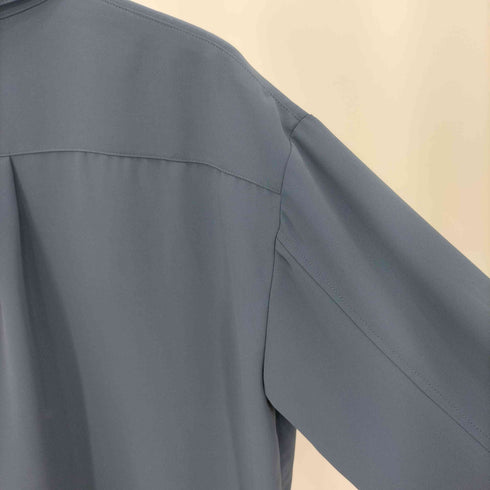 アイテムズ アーバンリサーチ ITEMS URBAN RESEARCH シャツ サテンタッチ ロングスリーブシャツ メンズ JPN:M