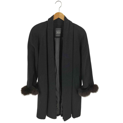 サンヨー SANYO 袖ファー ロングガウンコート レディース JPN:9号