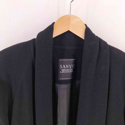 サンヨー SANYO 袖ファー ロングガウンコート レディース JPN:9号