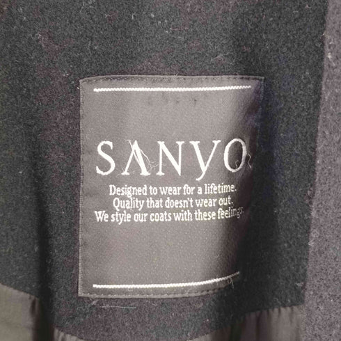 サンヨー SANYO 袖ファー ロングガウンコート レディース JPN:9号