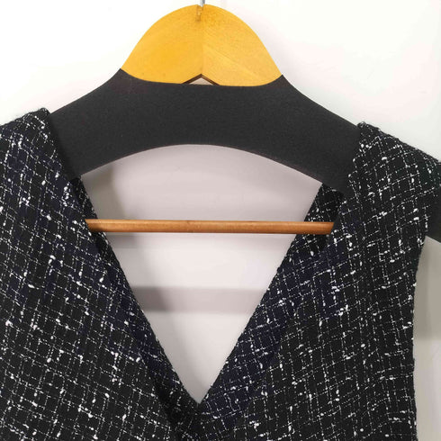 ビアズリー BEARDSLEY ツイードフレアーワンピース レディース JPN:0