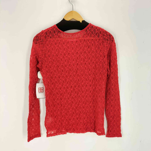 レイビームス Ray BEAMS ストレッチ レース クルーネック Tシャツ レディース