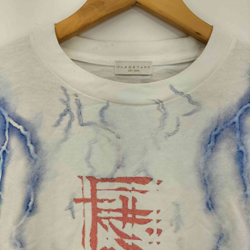 フラグスタフ F-LAGSTUF-F サンダープリント Tシャツ メンズ