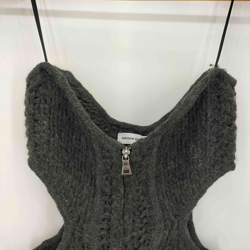 メゾンスペシャル MAISON SPECIAL クロシェニットキャミワンピース レディース JPN:M