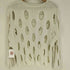 レイビームス Ray BEAMS 24SS スラッシュ 穴あき ニット プルオーバー レディース