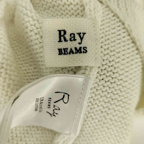 レイビームス Ray BEAMS 24SS スラッシュ 穴あき ニット プルオーバー レディース