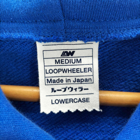 ループウィラー LOOPWHEELER 25SS 別注 LOWERCASE ジップアップ フーディ パーカー メンズ JPN:M