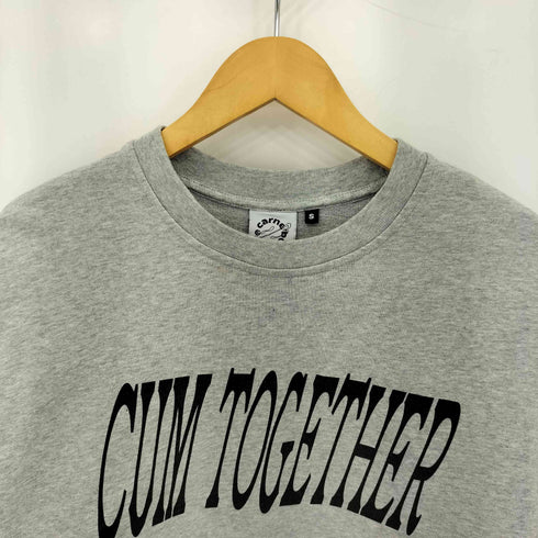 カルネボレンテ Carne Bollente CUM TOGETHER フロント プリント クルーネック スウェット メンズ import:S