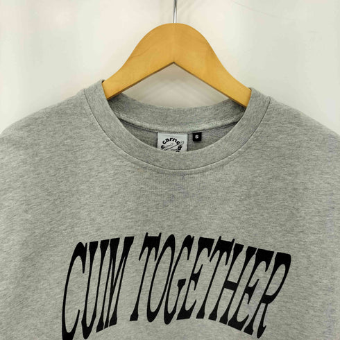 カルネボレンテ Carne Bollente CUM TOGETHER フロント プリント クルーネック スウェット メンズ import:S