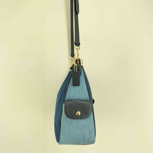 コーチ COACH 2WAY デニム ショルダーバッグ レディース