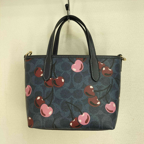 コーチ COACH シティ ミニ トート バッグ・シグネチャー キャンバス・チェリー プリント レディース