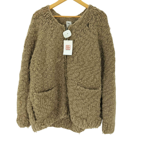 ベドウィンアンドザハートブレイカーズ BEDWIN&THE HEARTBREAKERS L/S ZIP UP CHUNKY CARDIGAN JACO ジップアップ チャンキー カーディガン カウチン ハンド ニット ウール セーター メンズ