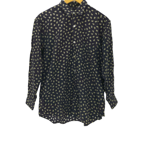 コムデギャルソンオム COMME des GARCONS HOMME 90S 田中オム ペイズリー 総柄 L/S シャツ メンズ