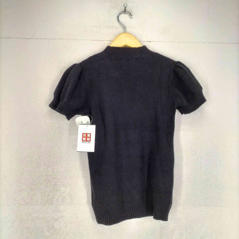 ダーリッチ Darich カットアウトパールリブニットトップス レディース FREE