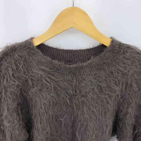 メゾンスペシャル MAISON SPECIAL Shaggy Short Length Knitwear シャギーショートニット レディース JPN:M
