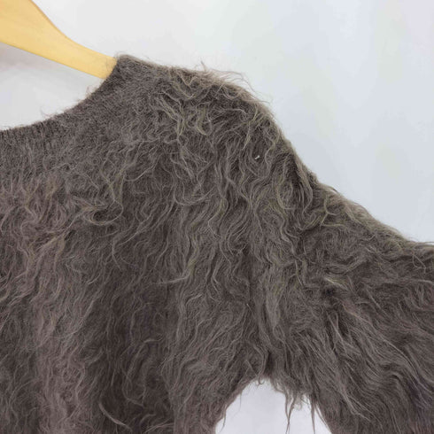 メゾンスペシャル MAISON SPECIAL Shaggy Short Length Knitwear シャギーショートニット レディース JPN:M