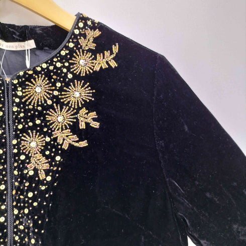 アナトリエ anatelier moi non plus ビーズ使いジャケット レディース JPN:38