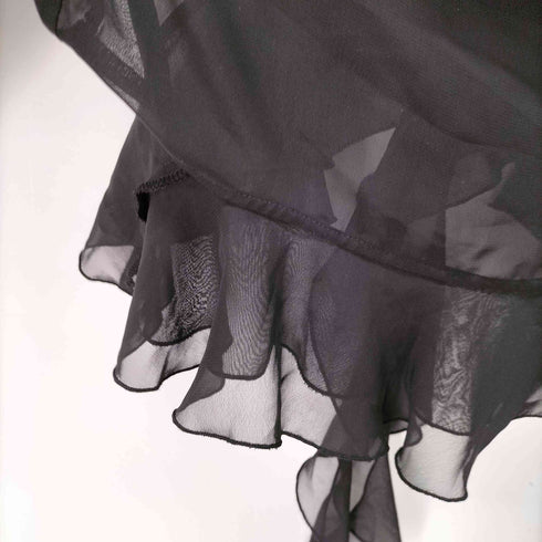 ダーリッチ Darich シフォンフリルショートカーディガン レディース FREE