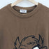 キャラクタービックフェイス バックロゴ クルーネック ニット セーター メンズ import:L
