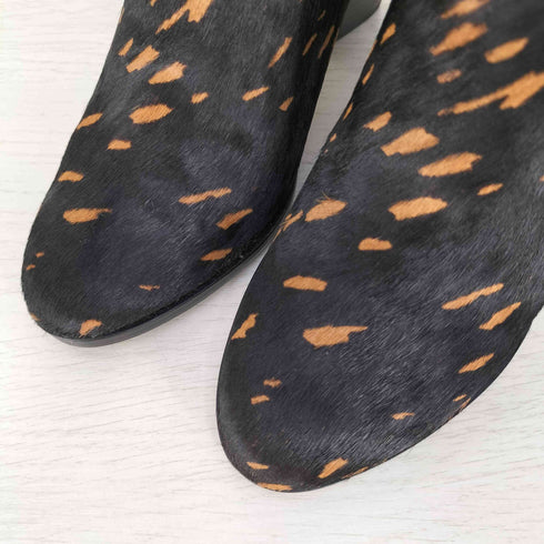 コールハーン COLE HAAN ハラコ 切替 ショートブーツ レディース 7 1/2