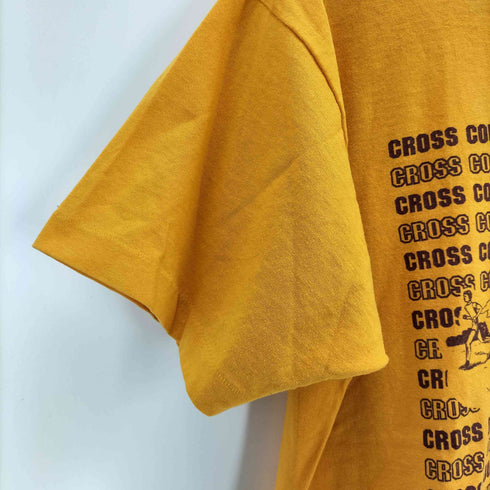 フルーツオブザルーム FRUIT OF THE LOOM USA製 シングルステッチ BEST プリントクルーネックTシャツ メンズ import:L