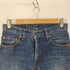 リーバイス Levis 00S 2005年製 ボタン裏 341 刻印 550 リメイク 異素材 総柄 フリンジ ニット ドッキング リビルド フレア デニム パンツ ベルボトム メンズ W28 L32
