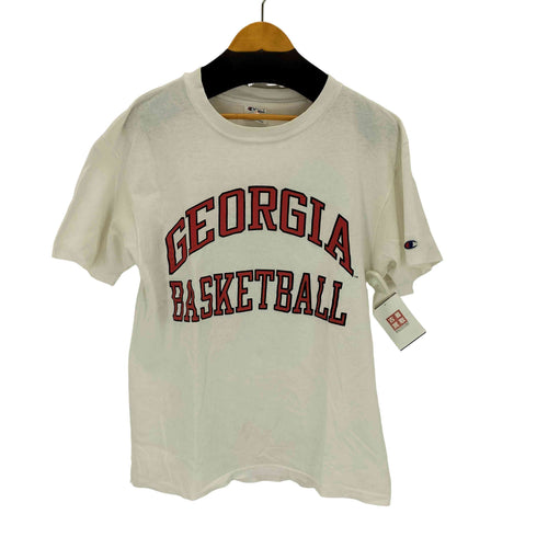 チャンピオン Champion USA製 シングルステッチ トリコタグ カレッジロゴプリントTシャツ メンズ import:L
