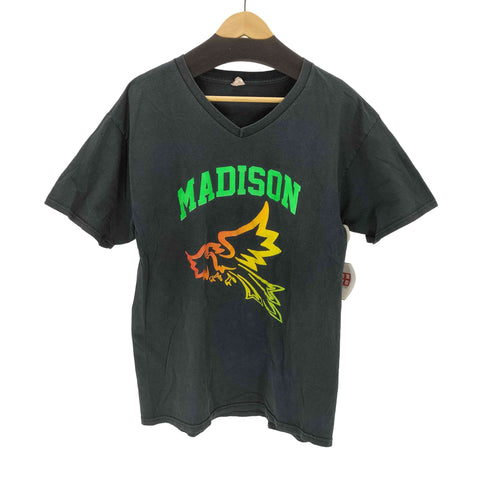 フルーツオブザルーム FRUIT OF THE LOOM HEAVY COTTON プリントVネックTシャツ メンズ