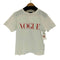 マガジンロゴプリント クルーネックTシャツ レディース import:M