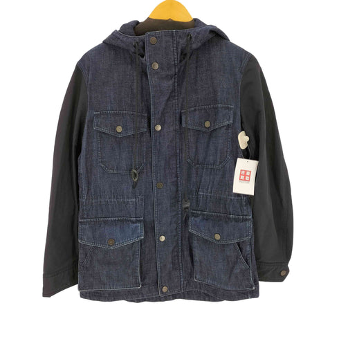 ジェイプレス J.PRESS ナイロン切替デニムフーデッドジャケット メンズ JPN:M