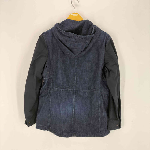 ジェイプレス J.PRESS ナイロン切替デニムフーデッドジャケット メンズ JPN:M