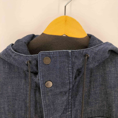 ジェイプレス J.PRESS ナイロン切替デニムフーデッドジャケット メンズ JPN:M