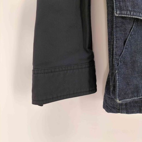 ジェイプレス J.PRESS ナイロン切替デニムフーデッドジャケット メンズ JPN:M