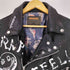 ONEMADE LAM LEATHER HAND PAINTED W-RIDERS JACKET ラムレザー ハンドペイント ダブルライダースジャケット メンズ 48