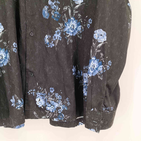 ジュンレッド JUNRed 花柄 開襟シャツ メンズ