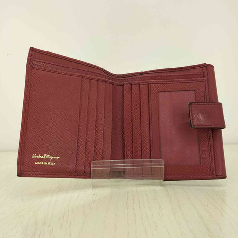 サルヴァトーレフェラガモ Salvatore Ferragamo イタリア製 ガンチーニ 二つ折り財布 レディース