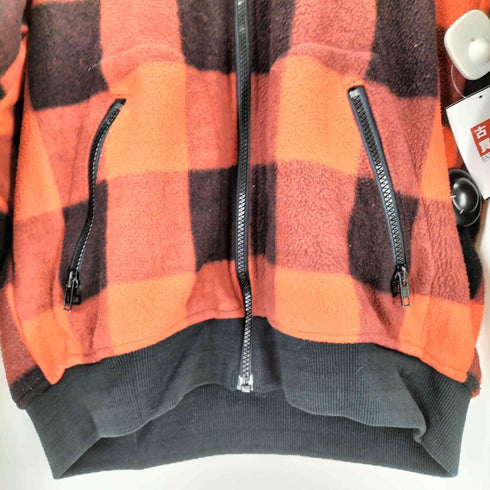 コロンビアスポーツウェア Columbia Sportswear 90S 紺タグ バッファローチェックフリースジャケット メンズ import:L