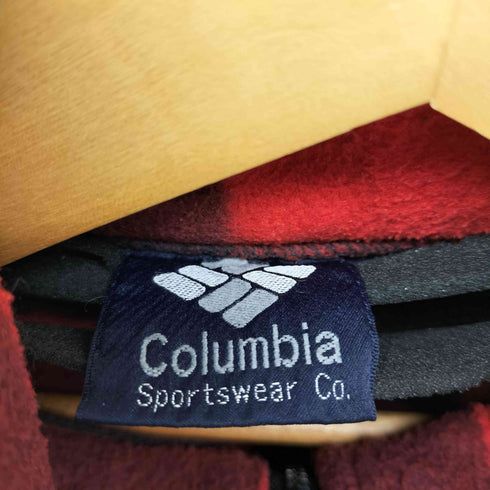 コロンビアスポーツウェア Columbia Sportswear 90S 紺タグ バッファローチェックフリースジャケット メンズ import:L