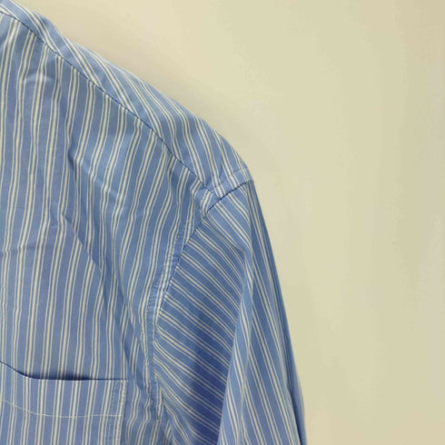 UNNNSAD Lace Layered Striped Shirt レース レイヤード L/S ストライプ シャツ レディース import:S