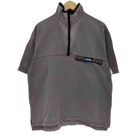 カブー KAVU USA製 ハーフジップ 半袖 スローシャツ メンズ import:M