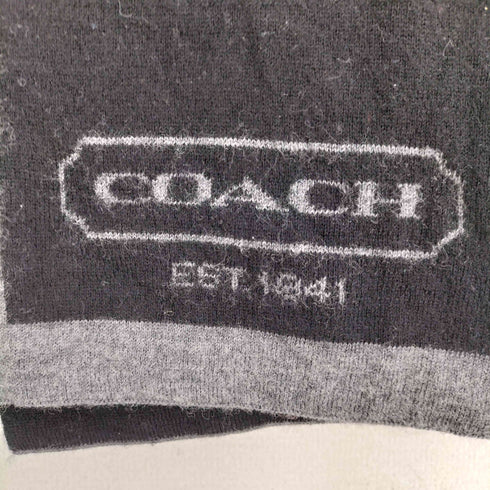 コーチ COACH バイカラー マフラー メンズ