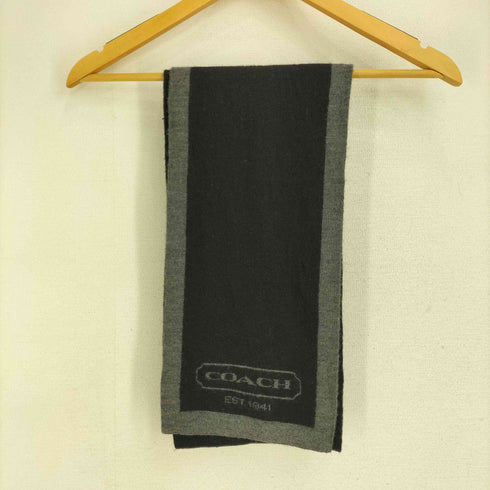 コーチ COACH バイカラー マフラー メンズ