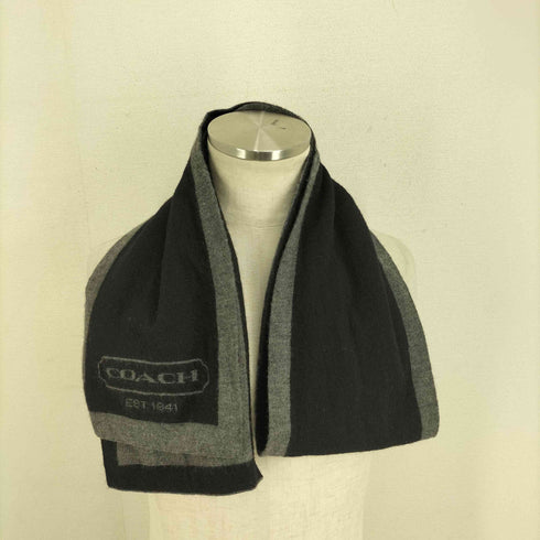 コーチ COACH バイカラー マフラー メンズ