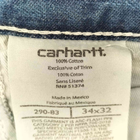 カーハート Carhartt FLAME RESISTANT デニム ペインターパンツ メンズ 34inch