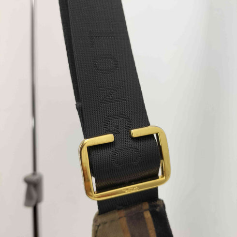 ロンシャン LONGCHAMP ベロアストライプショルダーバッグ レディース