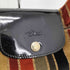 ロンシャン LONGCHAMP ベロアストライプショルダーバッグ レディース