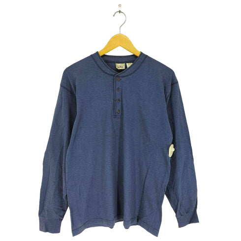 エルエルビーン L.L.Bean USA製 ヘンリーネックカットソー メンズ MEDIUM REGULAR