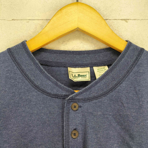 エルエルビーン L.L.Bean USA製 ヘンリーネックカットソー メンズ MEDIUM REGULAR