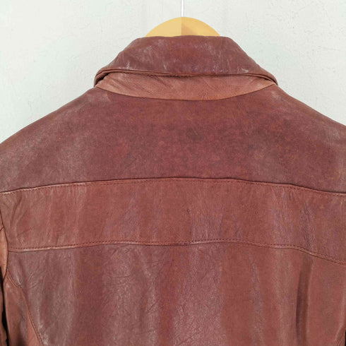 ジョンブル Johnbull ラムレザー ジップアップジャケット メンズ JPN:L